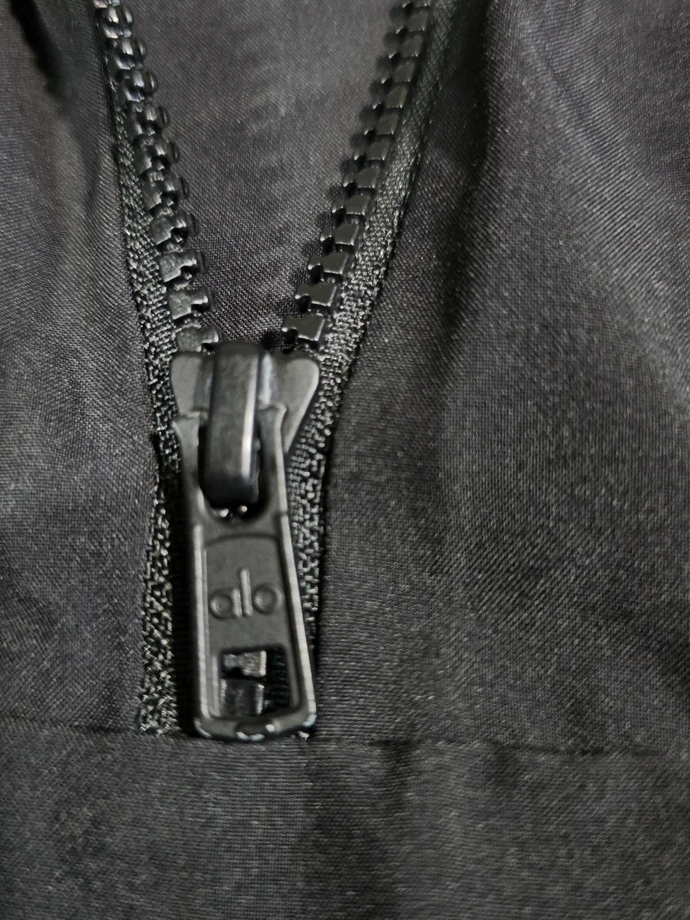 alo yoga Black Windbreaker Wide Relaxed Bomber Track Jacket S.
